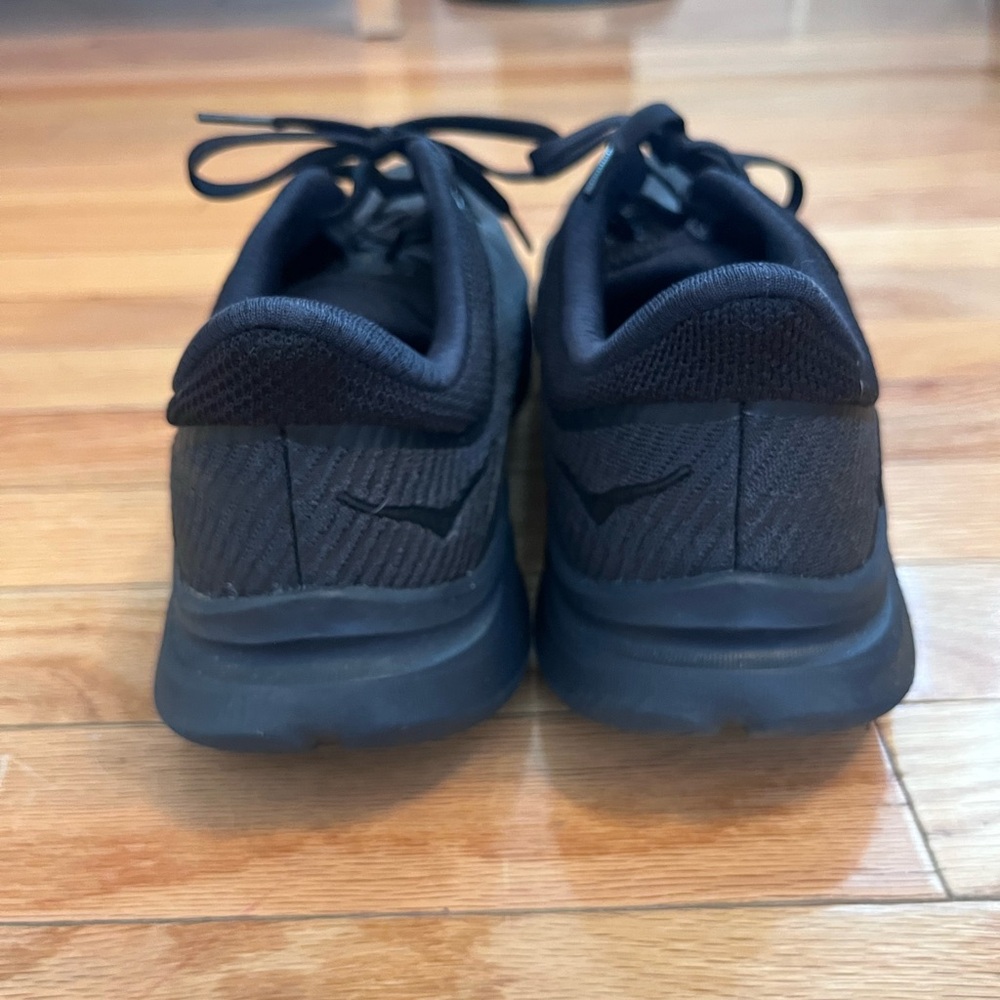 Hoka Men's Black One One Solimar Perfect Condition Size 12 Running Shoe - Picture 6 of 11